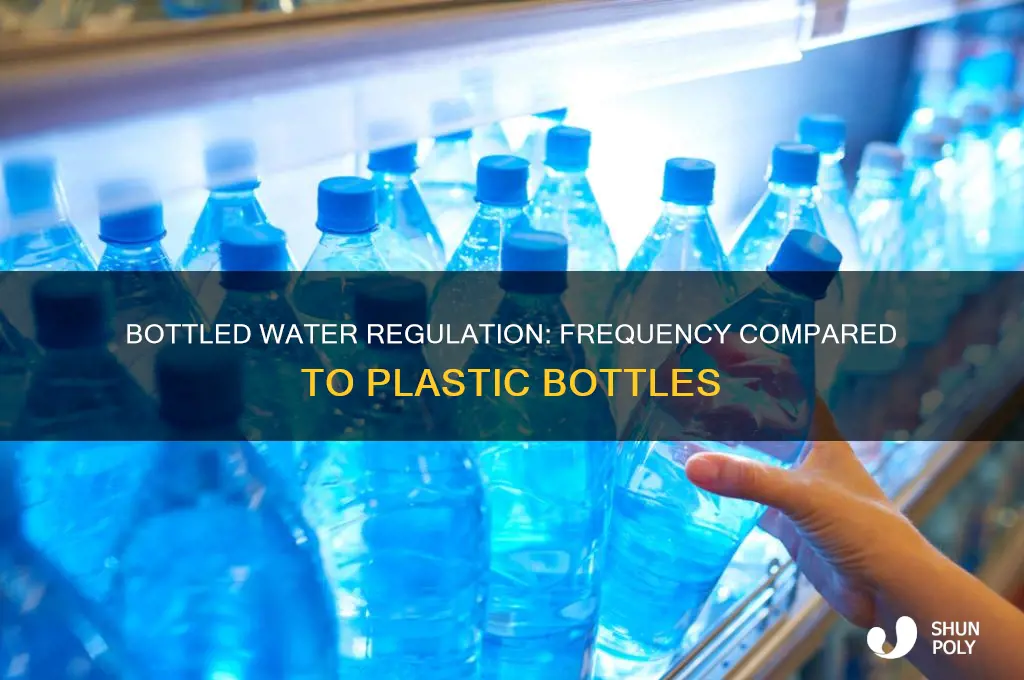 how oftern is bottled water regulaed versu plastic water bottled