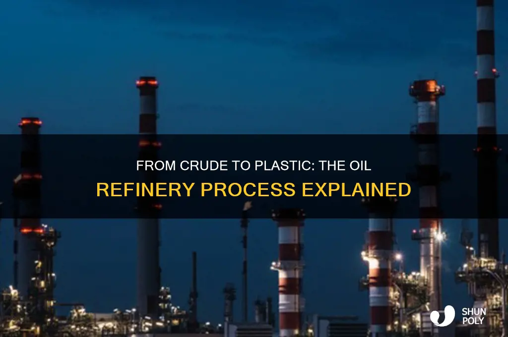 how oil refinery makes plastic