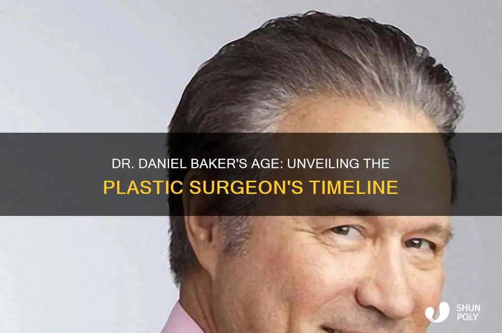 how old is dr daniel baker plastic surgeon