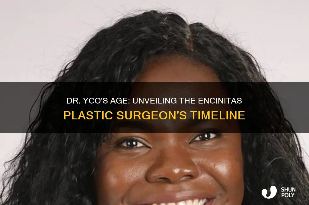 how old is dr yco plastic surgeon in encinitas