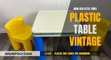 Vintage Little Tikes Plastic Table: How Old Is It?