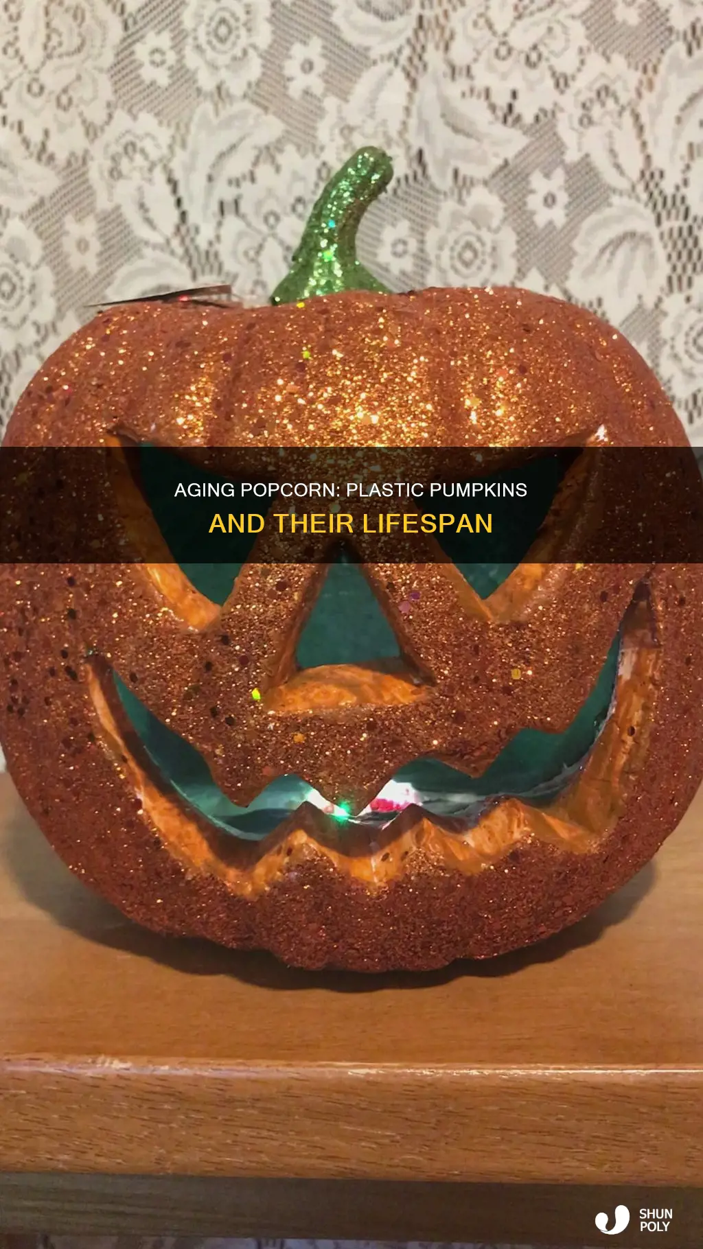 how old melted popcorn plastic pumpkin