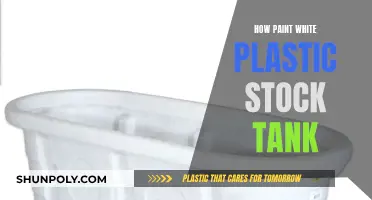 Transforming White Plastic Stock Tanks with Paint