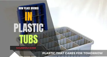 Smart Storage: Dividers for Plastic Tubs