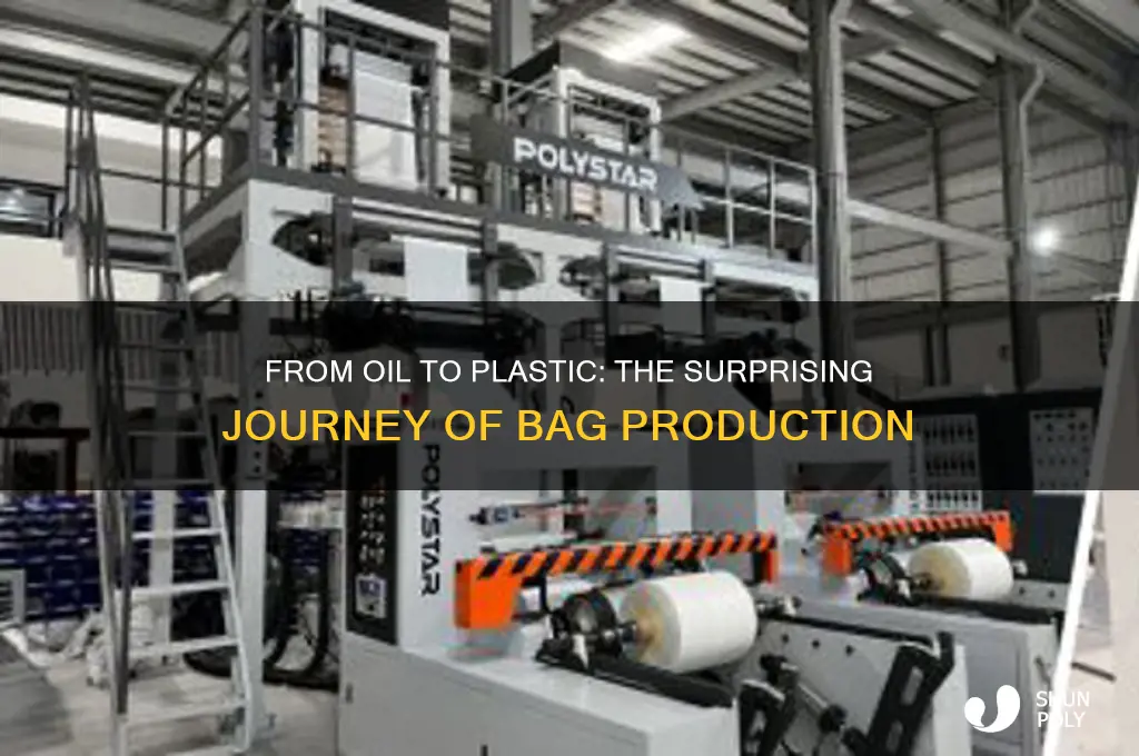 how plastic bags are made with oil