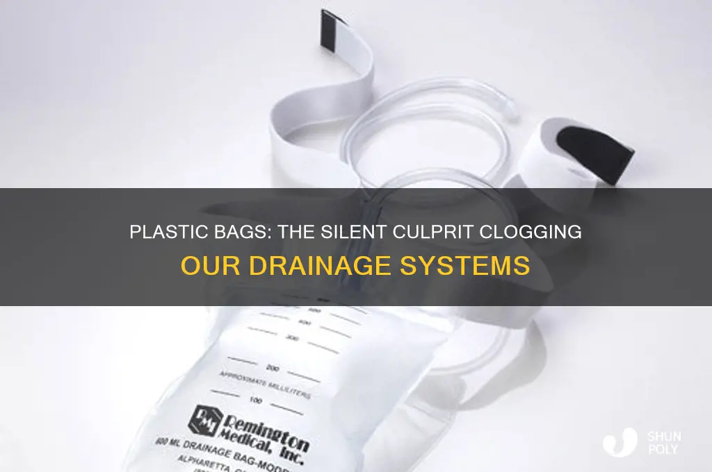 how plastic bags cloth our drainage
