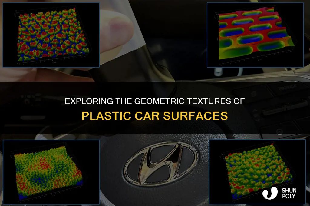how plastic car texture geometric
