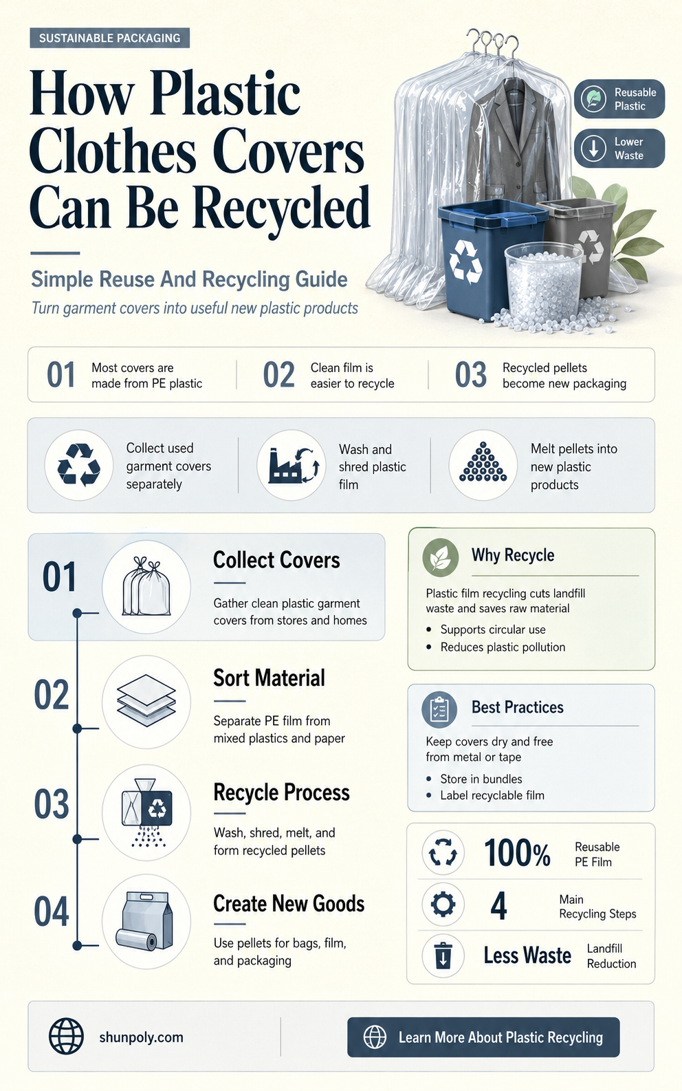 are plastic clothes covers recyclable