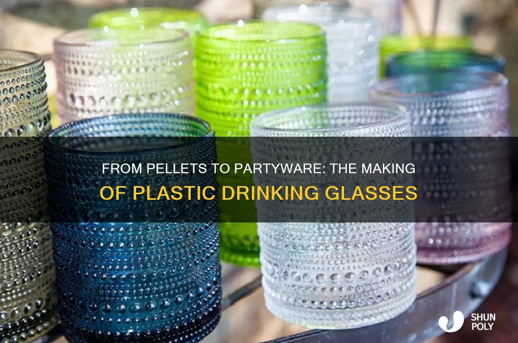 how plastic drinking glasses are made