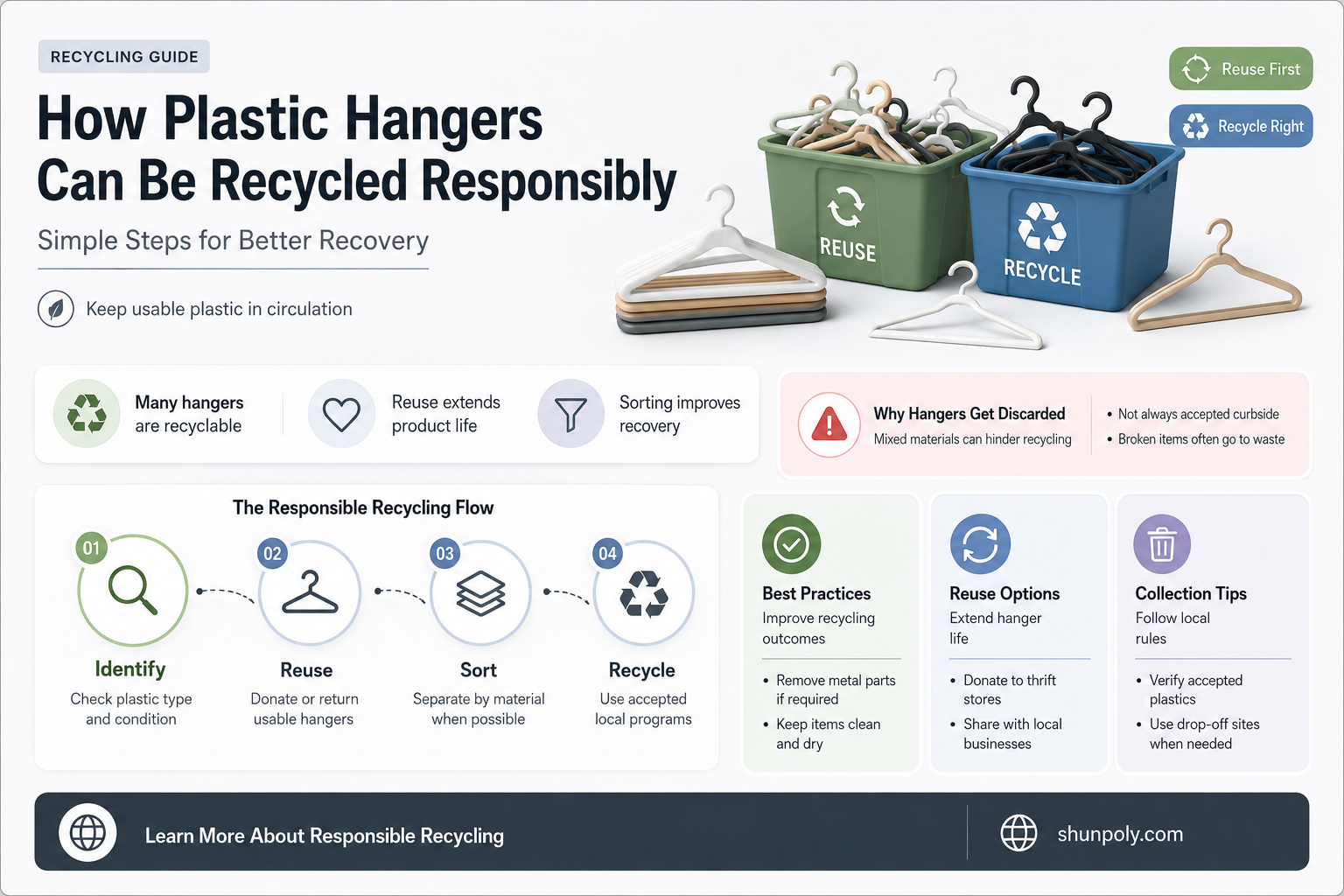 are plastic hangers for recycling