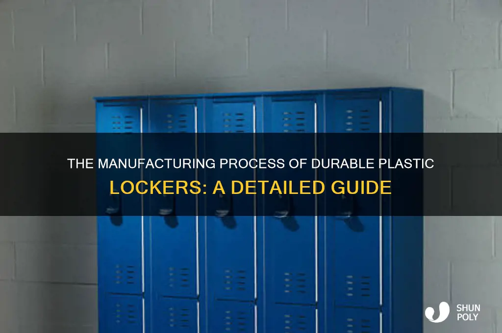 how plastic lockers are made