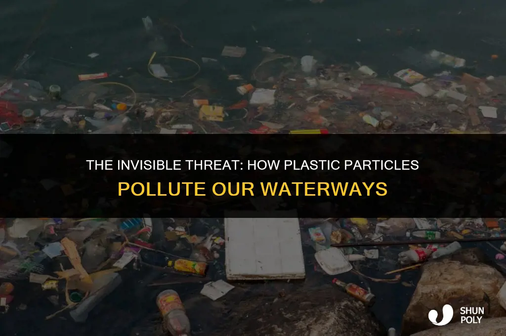 how plastic particles affect water