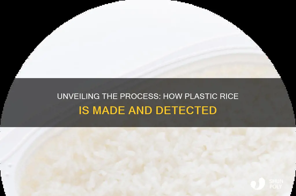how plastic rice is made