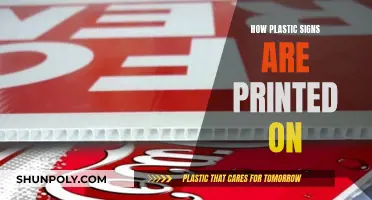 The Many Ways Plastic Signs Are Printed