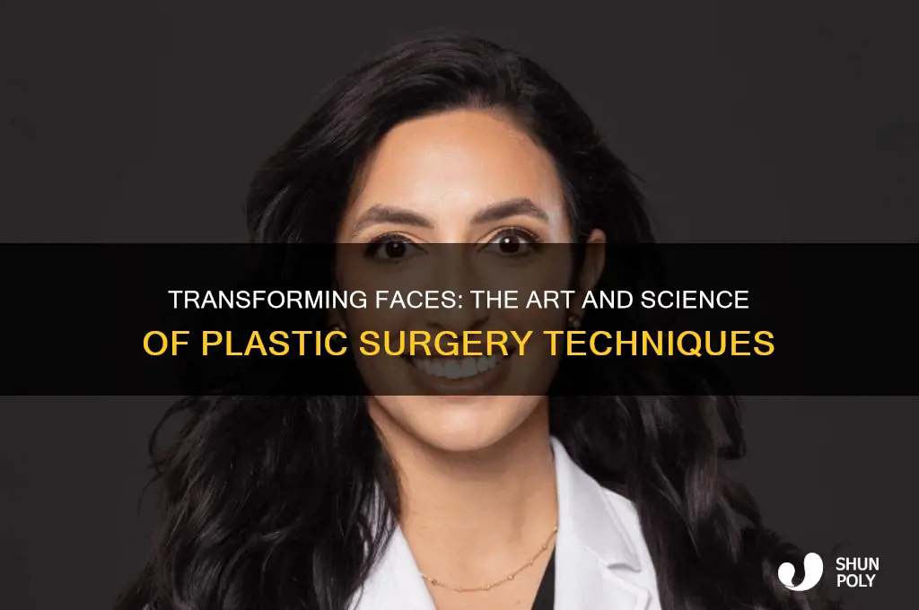 how plastic surgeon make change to face