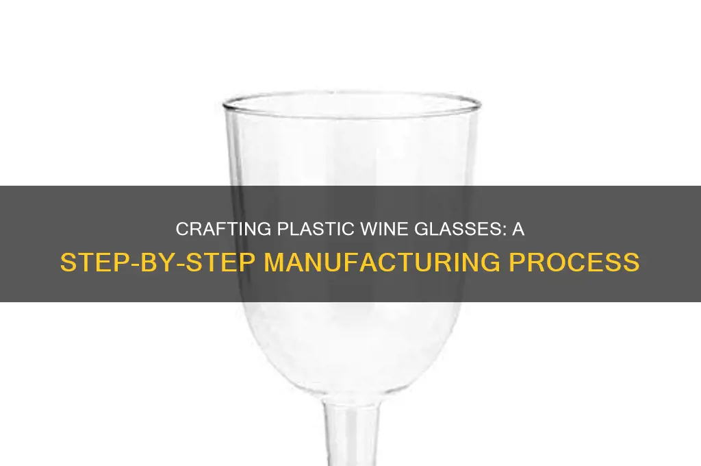 how plastic wine glasses are made