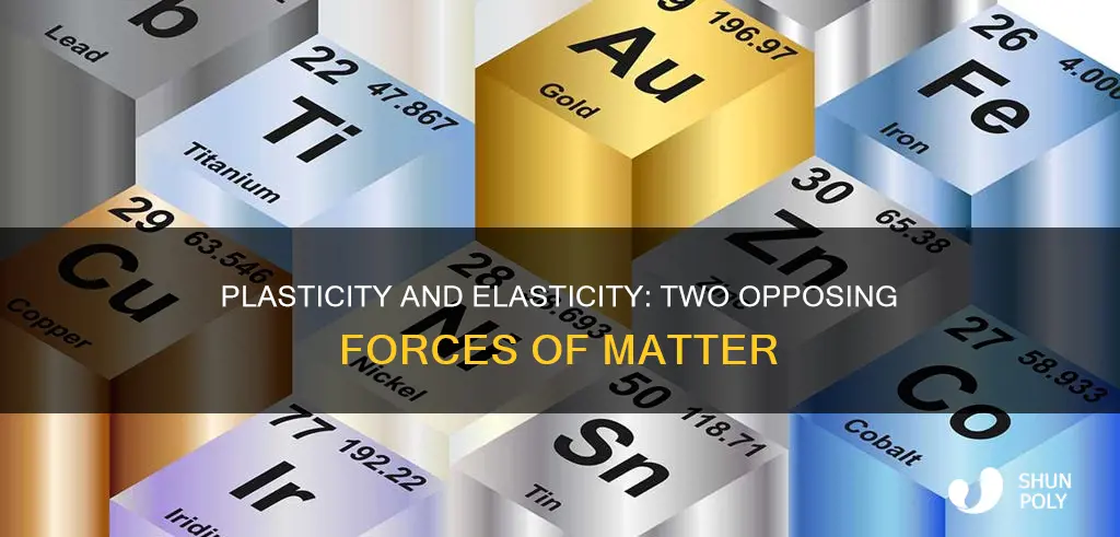 how plasticity and elasticity so different