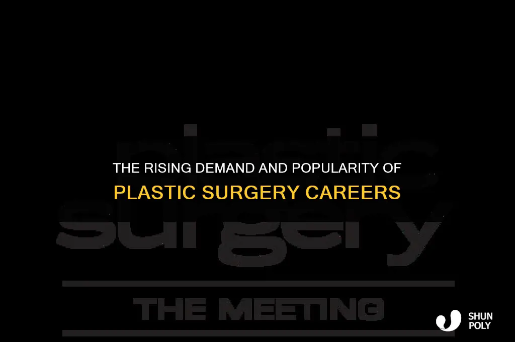how popular is being a plastic surgeon