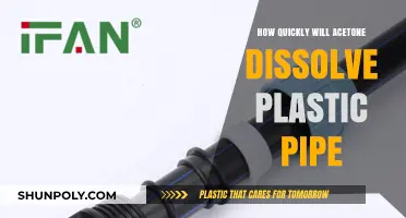 Rapid Dissolution: Acetone's Impact on Plastic Pipes Explained