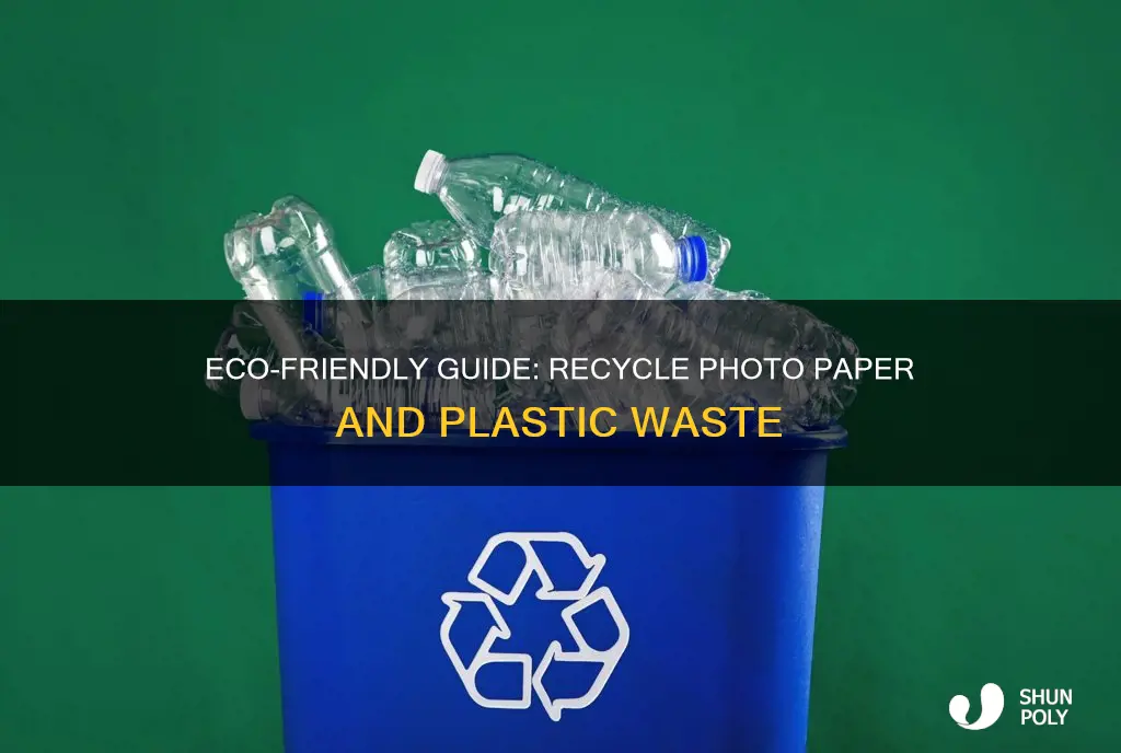 how recycle photo paper plastic