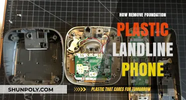 DIY Guide: Removing Foundation Plastic from Your Landline Phone