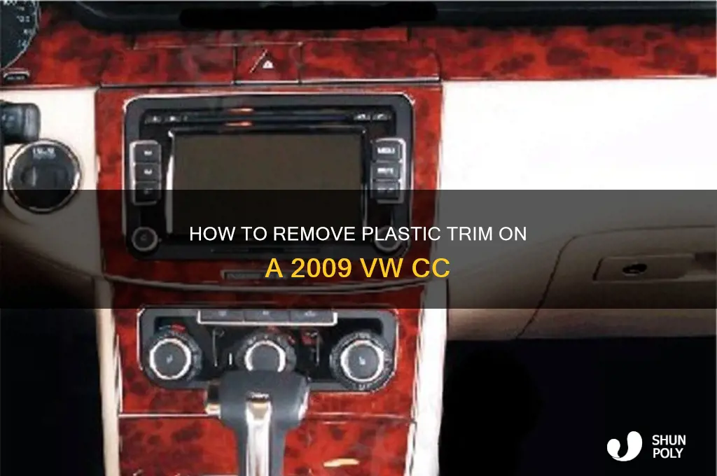 how remove plastic 09 vw cc