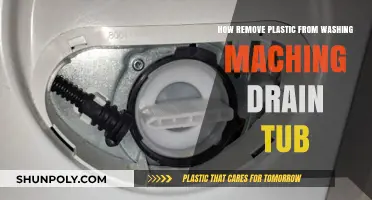 Effective Ways to Remove Plastic from Your Washing Machine Drain Tub