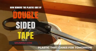 Easy Steps to Remove Plastic Backing from Double-Sided Tape