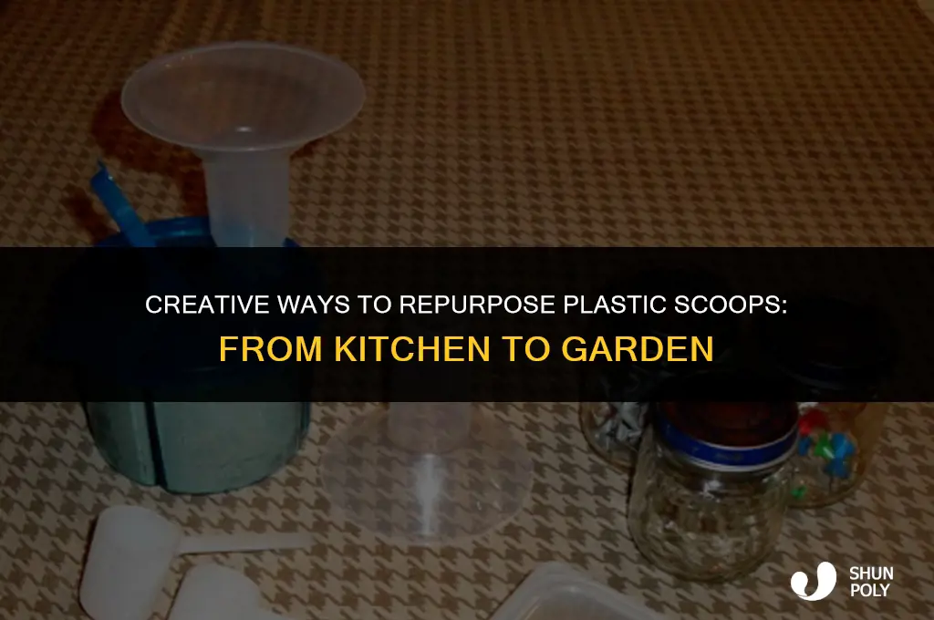 how repurpose plastic scoops