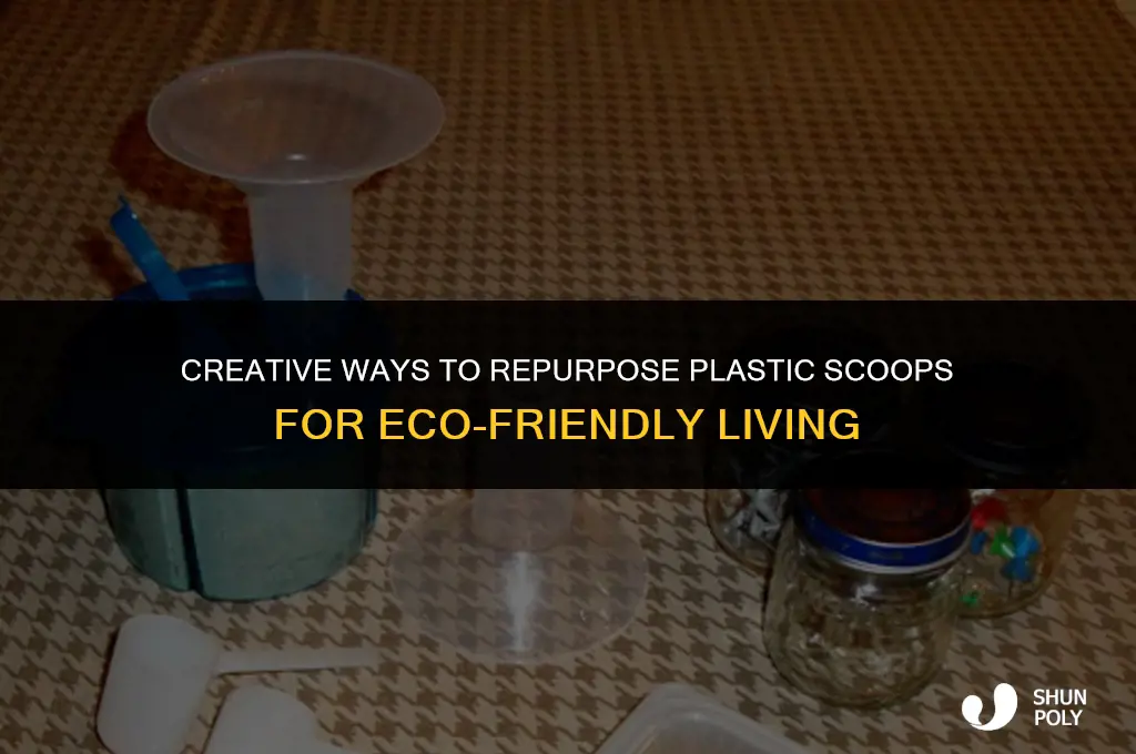how repurpose plastic scoups