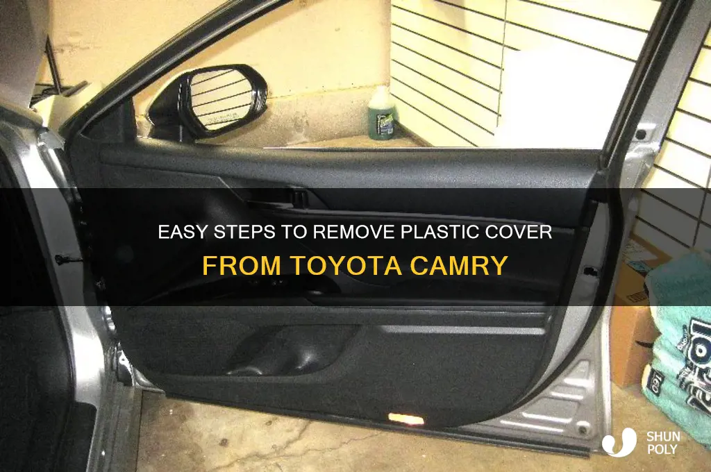 how ro remove plastic cover from toyota camry
