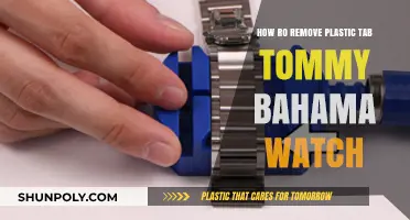 Easy Steps to Remove Plastic Tab from Tommy Bahama Watch