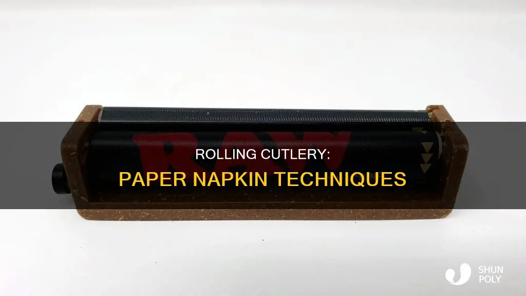how roll plastic wear in paper napkin