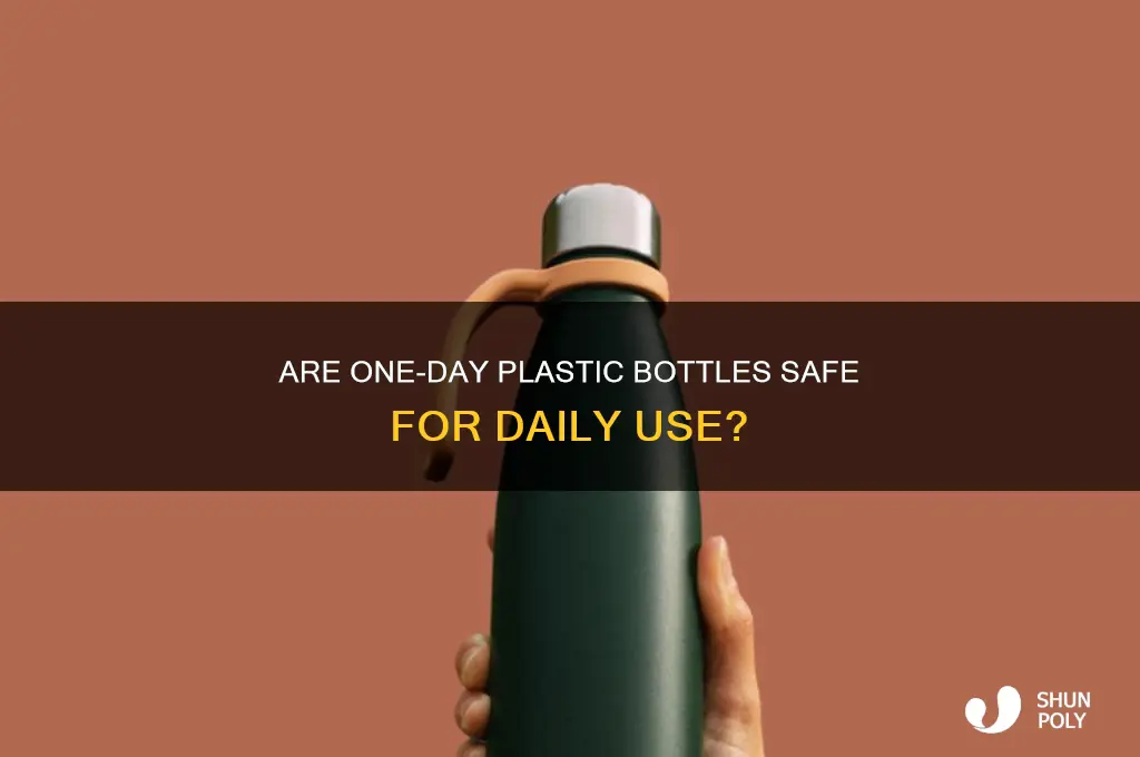how safe is plastic bottles used one day