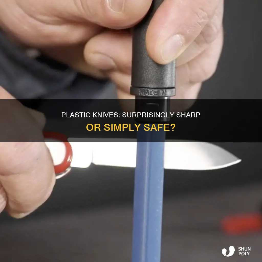 how sharp is a plastic knife