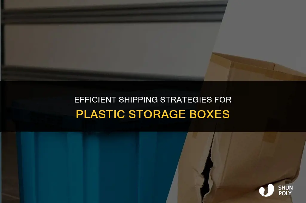 how ship plastic storage box