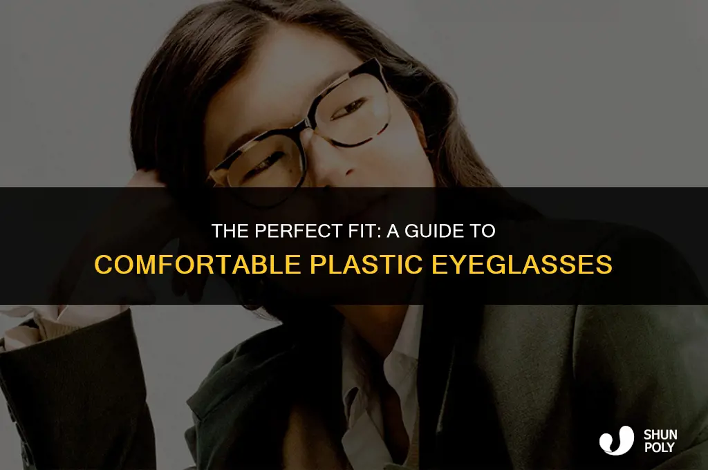 how should plastic eyeglasses fit