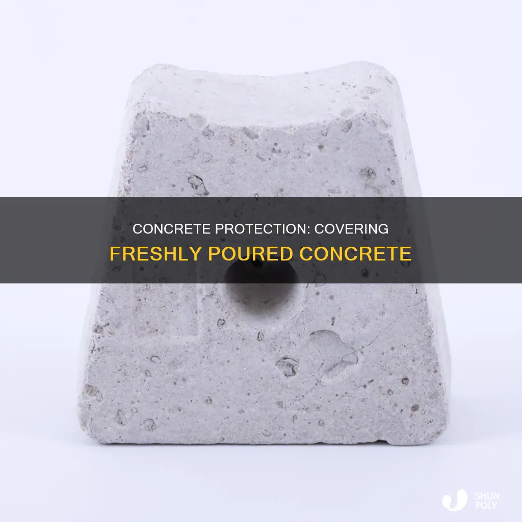 how soon to cover concrete plastic hours