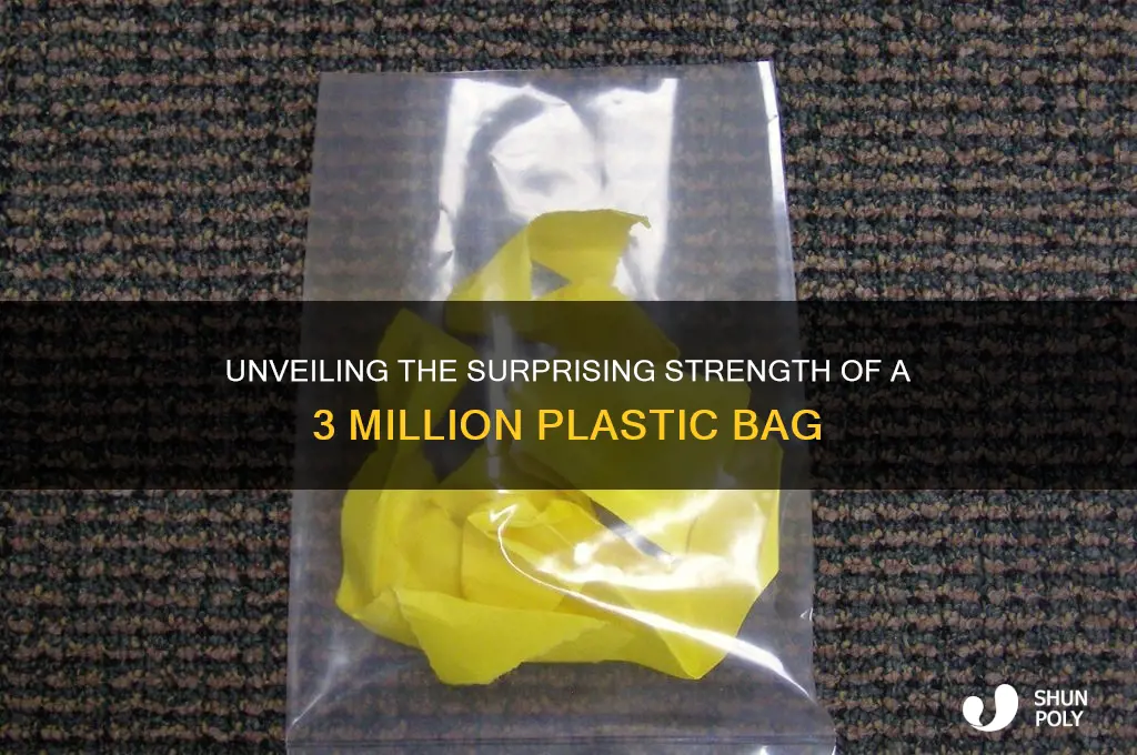 how stong is a 3 mill plastic bag