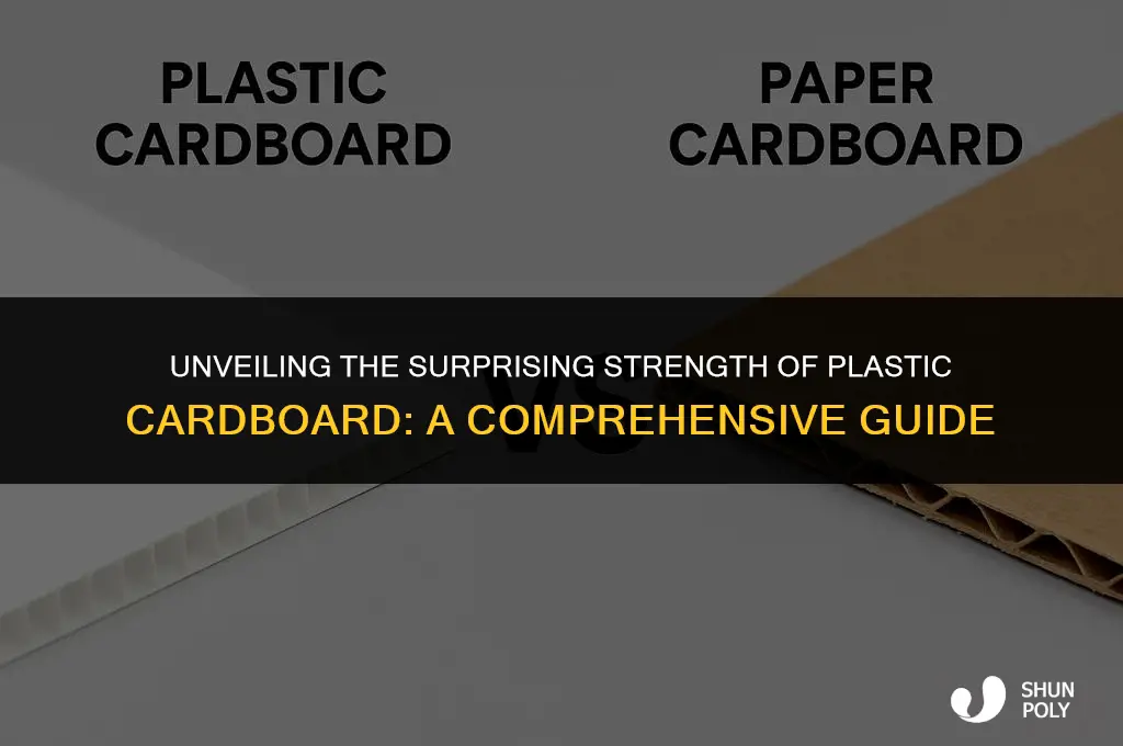 how strong is plastic cardboard