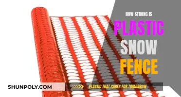 Plastic Snow Fence: Strong and Sturdy Protection