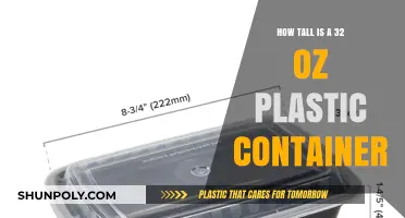 Plastic Container Heights: 32 Oz Size Guide