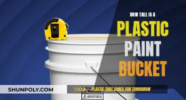 The Height of Plastic Paint Buckets: Standard Measurements