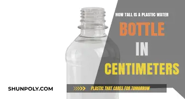 Standard Plastic Water Bottle Height: Centimeters Measurement Guide