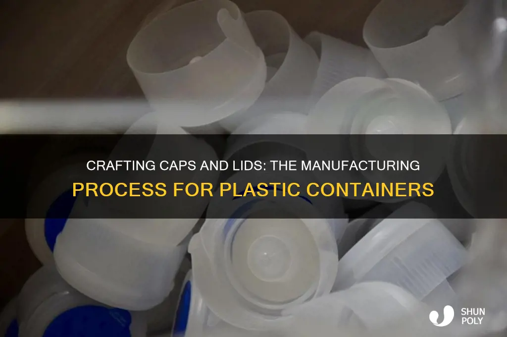 how the caps and lids for plastic containers are made
