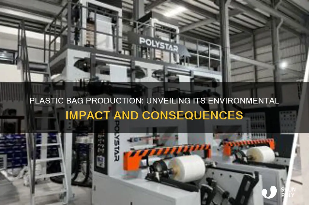 how the manufacturing process of plastic bag effect environment