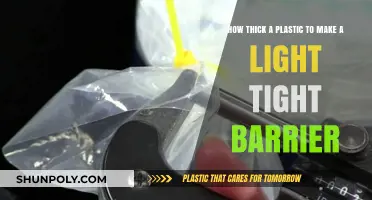 Optimal Plastic Thickness for Creating a Light-Tight Barrier Explained