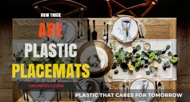 Exploring the Thickness of Plastic Placemats: A Comprehensive Guide