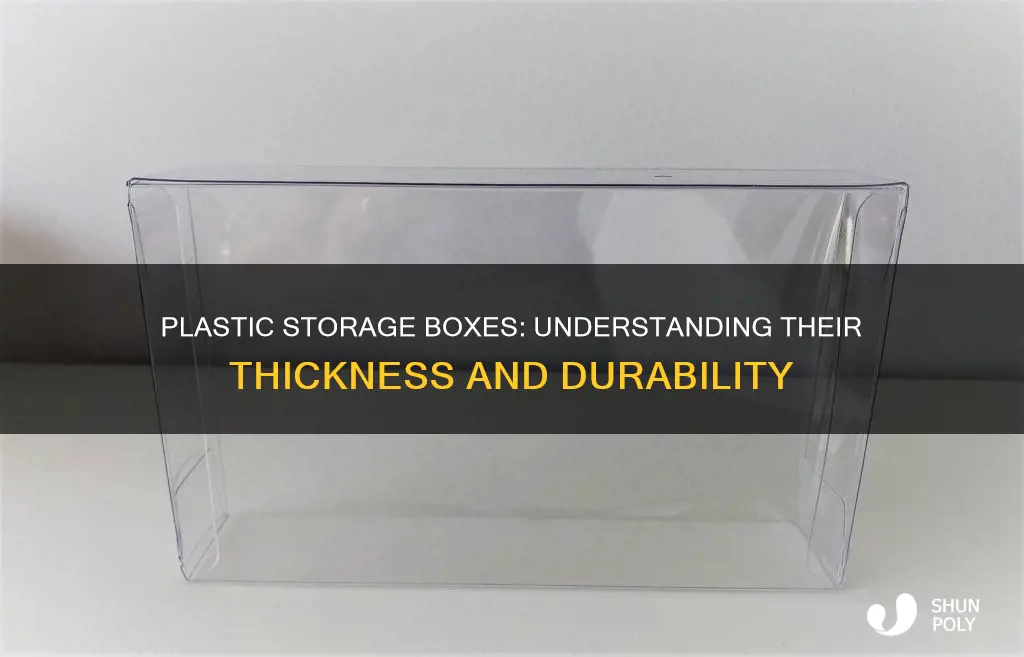 how thick are plastic storage boxes