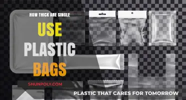 Unveiling the Thinness of Single-Use Plastic Bags: A Detailed Analysis